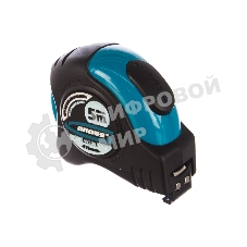 Рулетка Gross 31112 ''schlagfest'' 5м x 19мм магн. обрез зацеп двухст. шкала нейлон покр. автомати