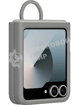 Чехол (клип-кейс) Samsung для Samsung Galaxy Z Flip6 Silicone Case Silicone Case Flip 6 (F741) серый (EF-PF741TJEGRU)