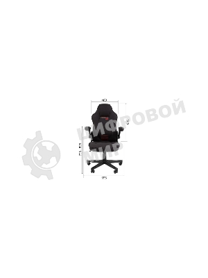 Кресло игровое Chairman game CH51 черный