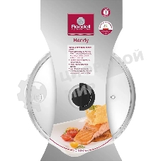 Крышка Rondell Handy RDA-1688 d=28 см крыш.прозрачный руч.черная