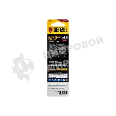Сверло спиральное по металлу Denzel 6,5 x 93мм, Р6М5, Golden Tip, многогранная заточка