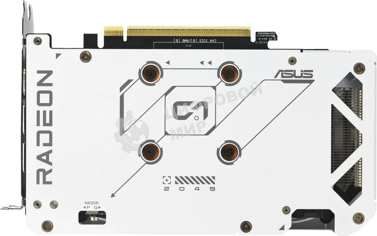 Видеокарта Asus DUAL-RX9060XT-16G-WHITE белый