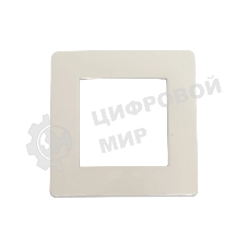 Рамка 1-м 2мод. Brava белый ДКС 75010W