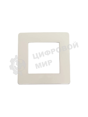 Рамка 1-м 2мод. Brava белый ДКС 75010W