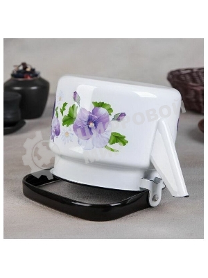 Чайник Лысьва 27104П2 Анютины глазки эмал. 2,0л