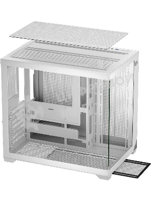 Корпус без блока питания PCCooler C3T700 WH, Midi-Tower, TG, no fans, 1xUSB-A 3.0 + 1xUSB-A 2.0 + 1xUSB-C, ATX, mATX, mITX белый
