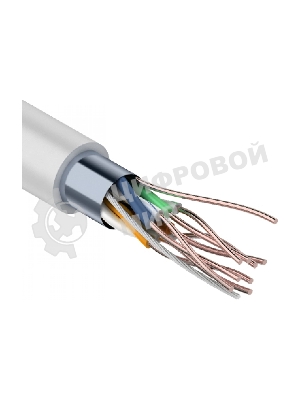 Кабель FTP PROconnect 4PR 24AWG, CCA, cat.5e, PVC, серый, бухта 25 м