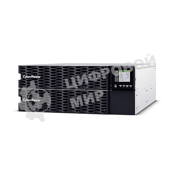 Источник бесперебойного питания CyberPower OL10KERTHD Online 10000VA/10000W USB/RS-232/Dry/EPO/SNMPslot/BM/ENV/RJ11/45/ВБМ (6 IEC С13, 1 IEC C19, terminal)