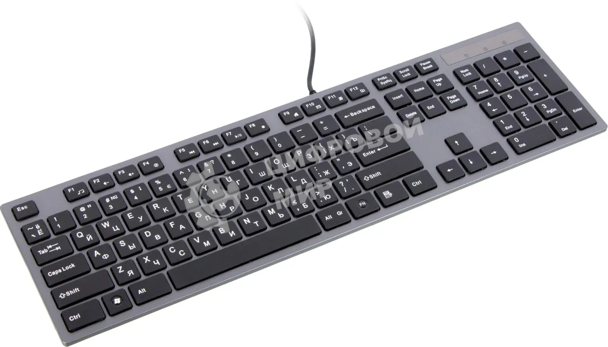 Клавиатура A4Tech KV-300H проводная, USB Type-A, серый