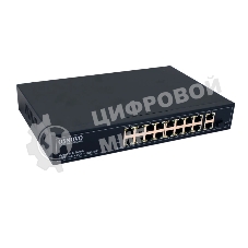 Коммутатор неуправляемый Osnovo PoE 16 портов 10/100 Мб/с, 2хRJ45, 292 Вт