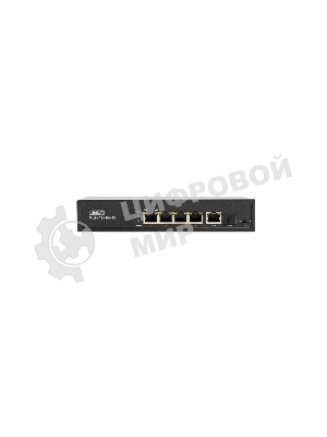 Коммутатор SKAT PoE-4E-1G-1S PoE Plus 60Вт порты: 4-Ethernet 1-Uplink 1-SFP