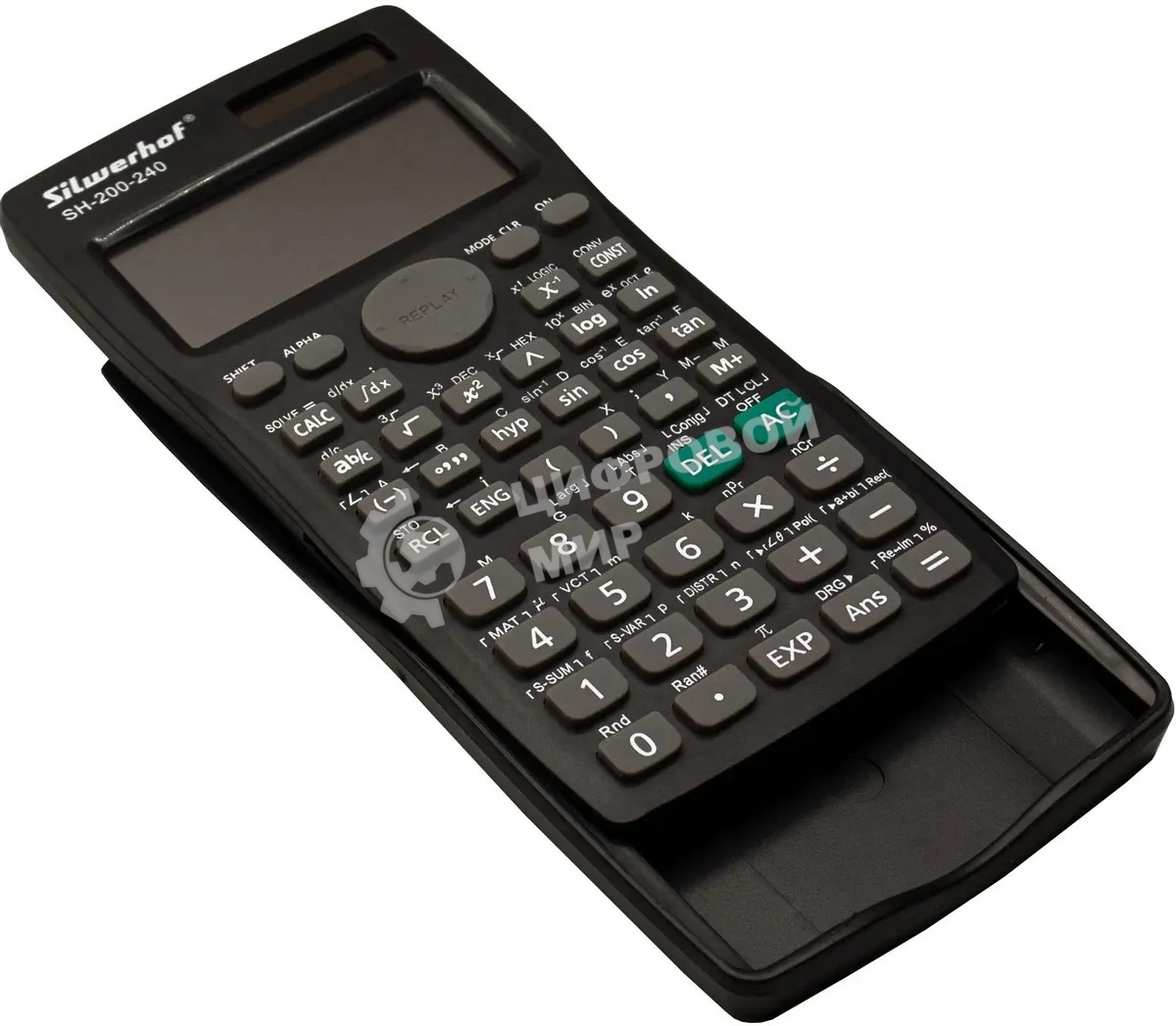 Калькулятор научный Silwerhof SH-200-240 черный 10-разр.
