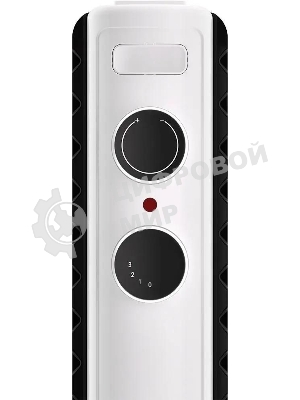 Обогреватель масляный Royal Clima Laggio Nero ROR-LN7-1500M, с терморегулятором, 1500Вт, 6 секций, 3 режима, белый/серый