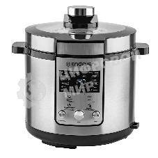 Скороварка-мультиварка электрическая Endever Vita-150 стальной, 1200 Вт, 6 л, 14 авторежимов работы, книга рецептов