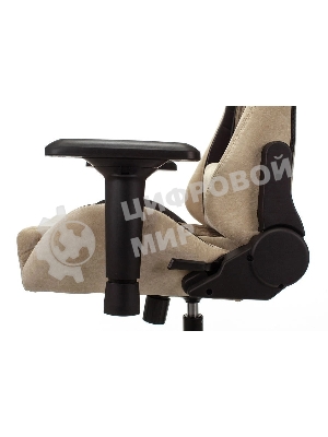 Кресло игровое Бюрократ VIKING 7 KNIGHT BR FABRIC коричневый текстиль/эко.кожа крестовина металл/пластик