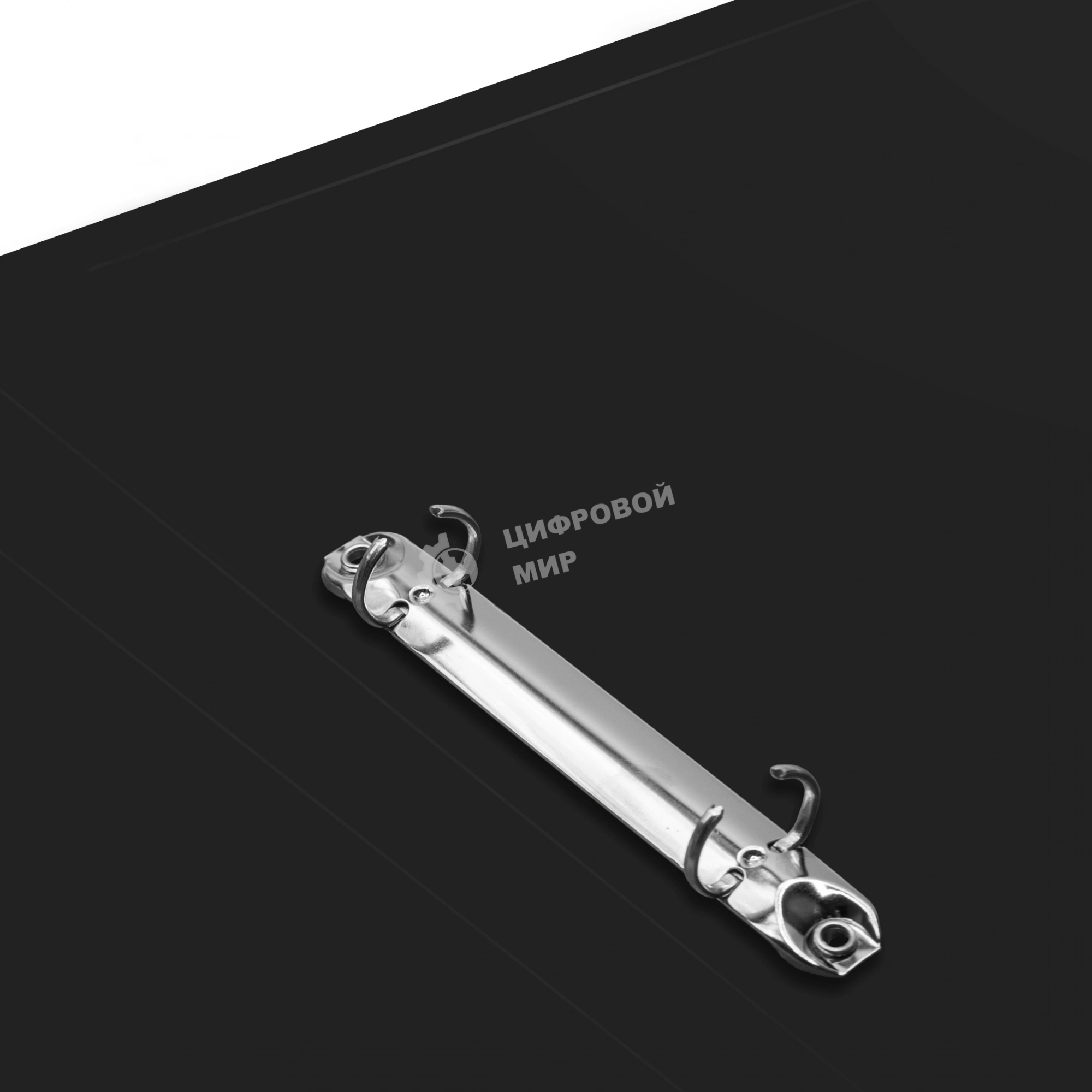Папка на 2-х кольцах Silwerhof Eco A4, пластик, 0.5мм, черный