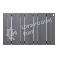 Радиатор биметаллический Royal Thermo PianoForte 500 серебристый - 12 секц.