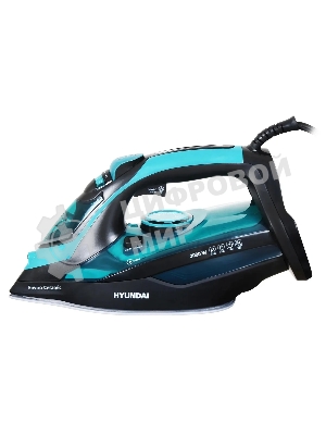 Утюг Hyundai H-SI01221 3000 Вт черный/зеленый