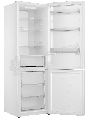 Холодильник Candy CFN6185W белый двухкамерный 207/91 л морозилка снизу, No Frost