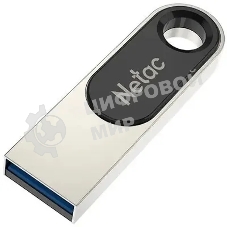 Флешка USB Netac U278 (NT03U278N-032G-32PN), 32Gb, USB 3.0, R/W 90/45, серебристый/черный