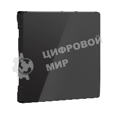 Клавиша для выключателя перекрестного WERKEL (черный акрил) W1119048