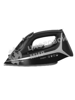 Утюг Polaris PIR-2483К черный/серебряный, 2400 Вт, 50 г/мин, 175 г/мин, 300 мл