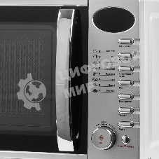 Микроволновая печь Vekta TS720ATS серебристый/черный, 20 л, 700 Вт, переключатели - кнопки, поворотный механизм