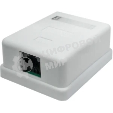 Розетка компьютерная Suprlan 10-0307-1, наклад. RJ45 1 кат.5E UTP