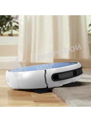 Робот-пылесос Vitek VT-1805 (MC) голубой/белый, 2500 мА·ч Li-Ion, уборка влажная/сухая, пылесборник контейнер 0.5 л