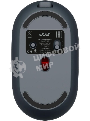 Мышь беспроводная Acer OMR301 черный, 1600 dpi, радиоканал, Bluetooth, USB, кнопки - 4