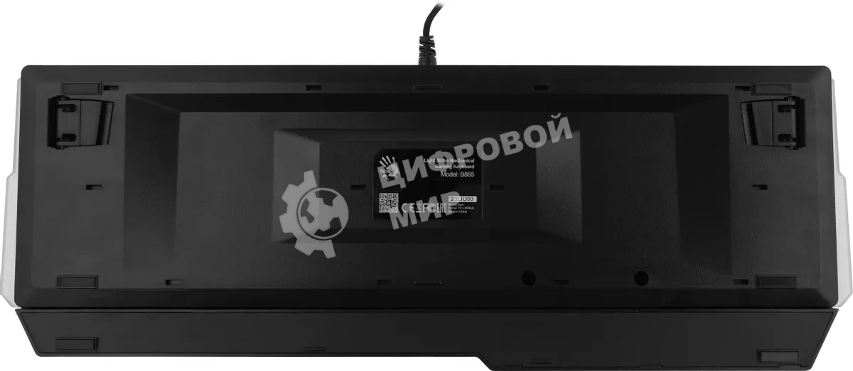 Клавиатура проводная A4Tech Bloody B865 USB серый/черный