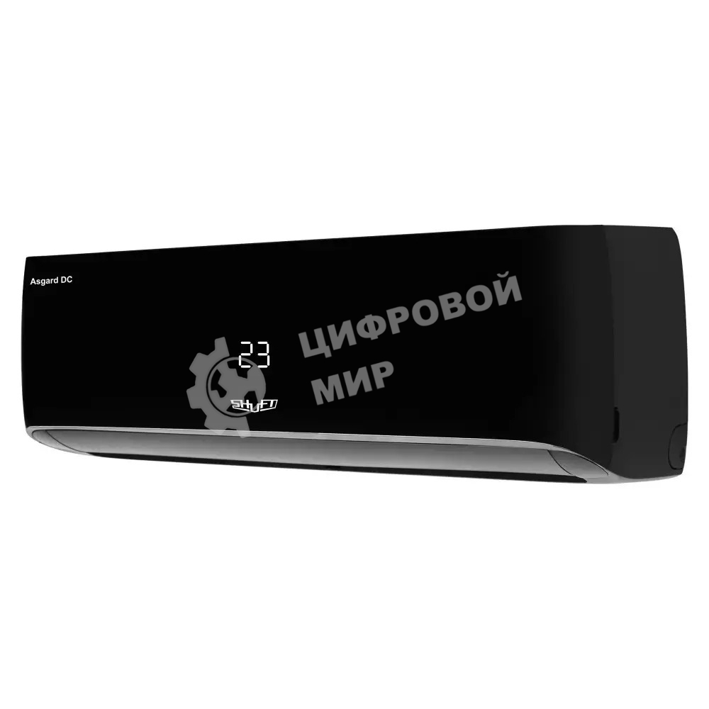 Внутренний блок сплит-системы Shuft Asgard DC Black SFTHAI/in-07HN8/BL инвертор, 7000 BTU, 20 м2, 25 дБ, охлаждение, обогрев, осушение, черный
