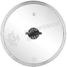 Крышка Rondell Handy RDA-1687 d=26 см крыш.прозрачный руч.черная