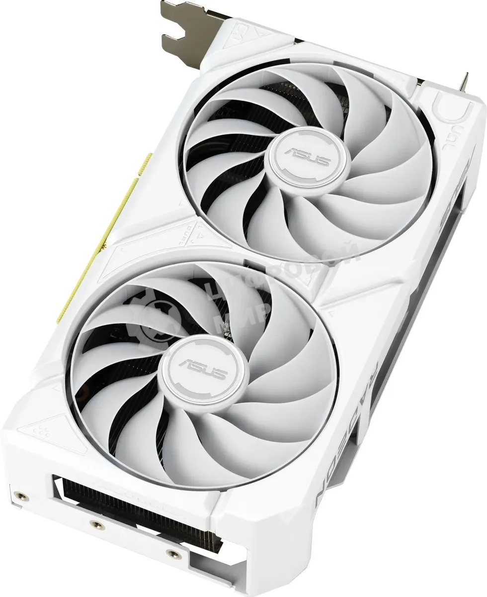 Видеокарта Asus DUAL-RX9060XT-16G-WHITE белый