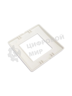 Рамка 1-м 2мод. Brava белый ДКС 75010W