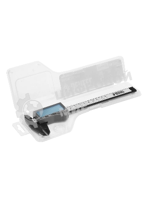 Штангенциркуль пластиковый Denzel 150 мм, электронный, большой дисплей, с глубиномером