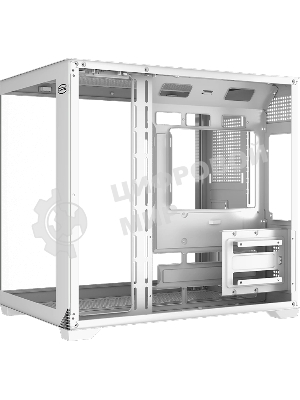 Корпус без блока питания PCCooler C3T700 WH, Midi-Tower, TG, no fans, 1xUSB-A 3.0 + 1xUSB-A 2.0 + 1xUSB-C, ATX, mATX, mITX белый