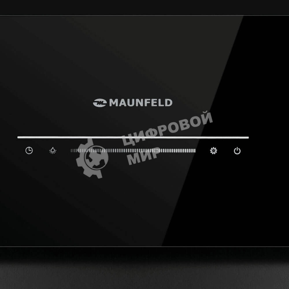 Вытяжка встраиваемая Maunfeld Nebula 85 Glass черный, 85 см, 1050 куб. м/ч, 57 дБ