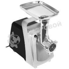 Мясорубка электрическая Eurostek EMG-YK02K чёрный, 2500 Вт, 1.6 кг/мин, реверс, защита от перегрузки, металлический лоток, насадки - 4