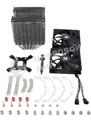 Устройство охлаждения(кулер) Thermalright Phantom Spirit 120 Soc-AM5/AM4/1151/1200/1700 черный 4-pin 25.6dB Al+Cu 535gr Ret (PS120)