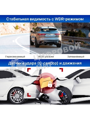 Видеорегистратор с радар-детектором TrendVision Combo F10 GPS ГЛОНАСС