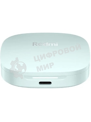 Наушники TWS Xiaomi Redmi Buds 6 зеленый, внутриканальные, Bluetooth, активное шумоподавление, до 40 ч