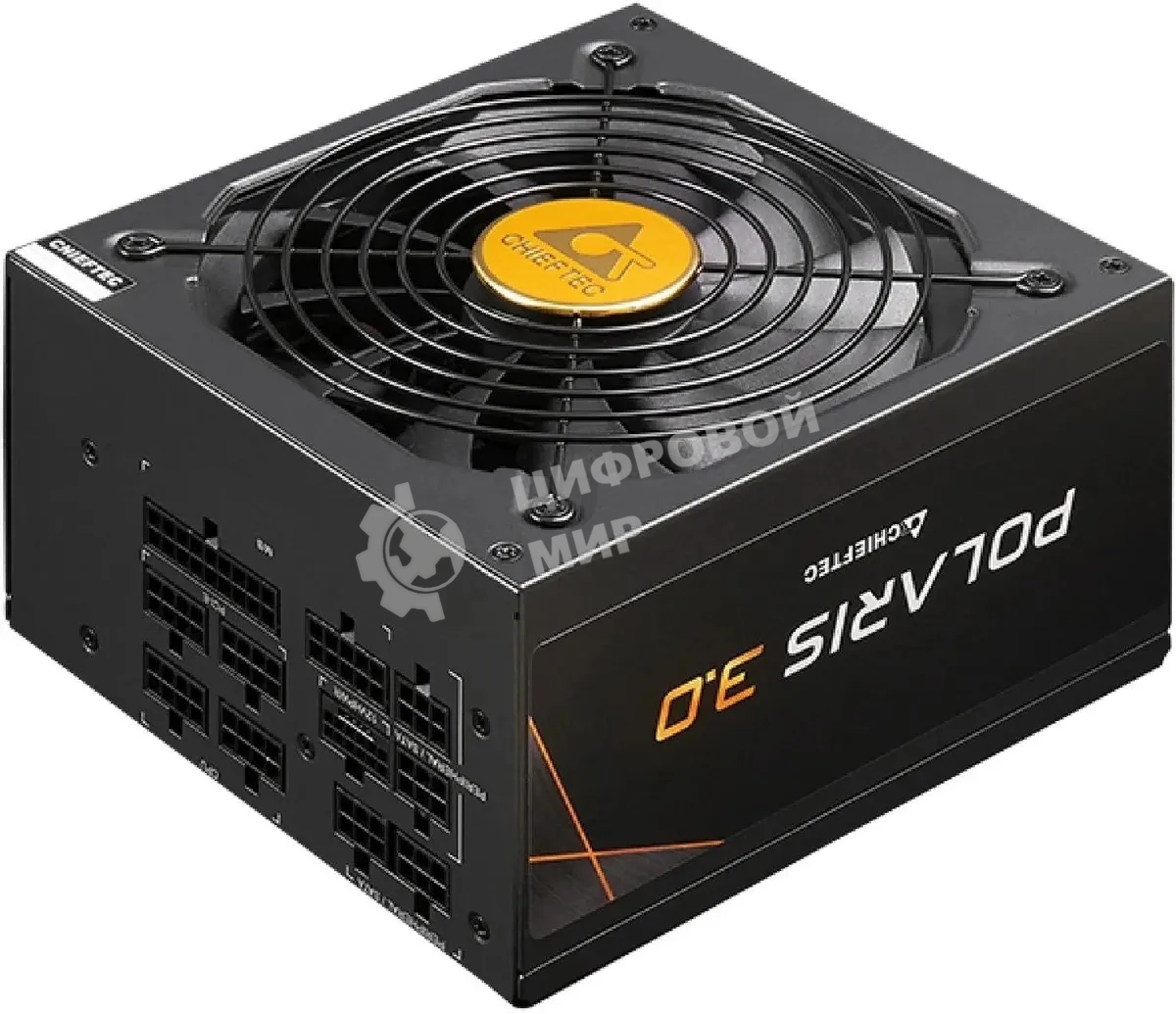 Блок питания Chieftec Polaris 3.0 PPS-1050FC-A3, 1050Вт, 80 PLUS Gold, 135мм, модульный, черный