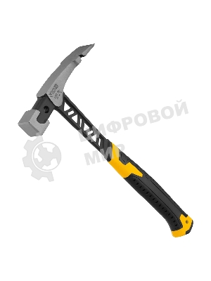 Молоток каменщика Denzel 680 г, цельнокованый, двухкомпонентная обрезиненная рукоятка
