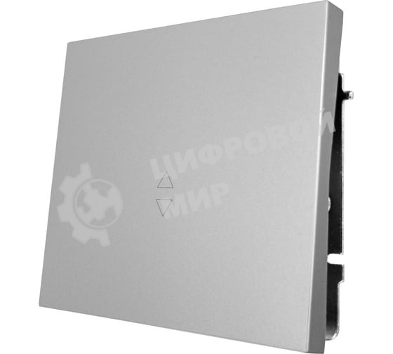 Выключатель проходной 1-кл. СП ZIMA IP20 10А безвинт. зажим серый матовый LEZARD 704-7488-105QC