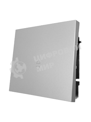 Выключатель проходной 1-кл. СП ZIMA IP20 10А безвинт. зажим серый матовый LEZARD 704-7488-105QC