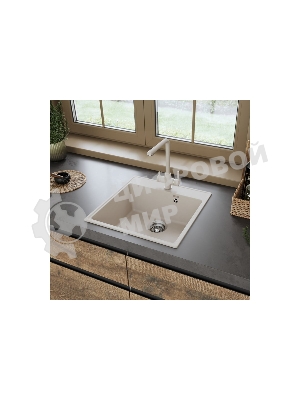 Кухонная мойка Maunfeld Perla 505 MFQS-505LBG светло-бежевый