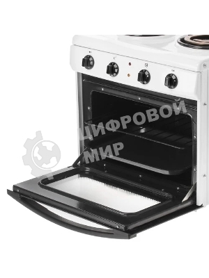 Плита электрическая Мечта 15М белый, конфорок 2 шт, духовка 25 л, 50 см x 47 см x 43 см