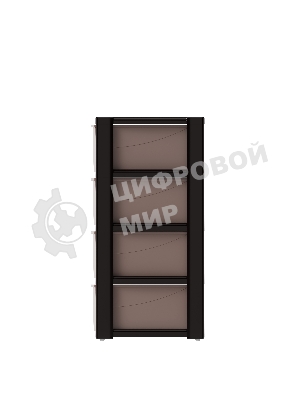 Комод Альтернатива Колорит 4 секц,венге,широкий М8761