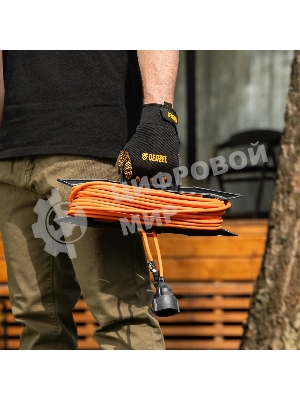 Удлинитель-шнур силовой Garden Series Denzel ПВС, 20 м, 1 розетка 3x1,5 мм